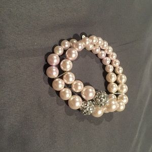 Pearl double bracelet